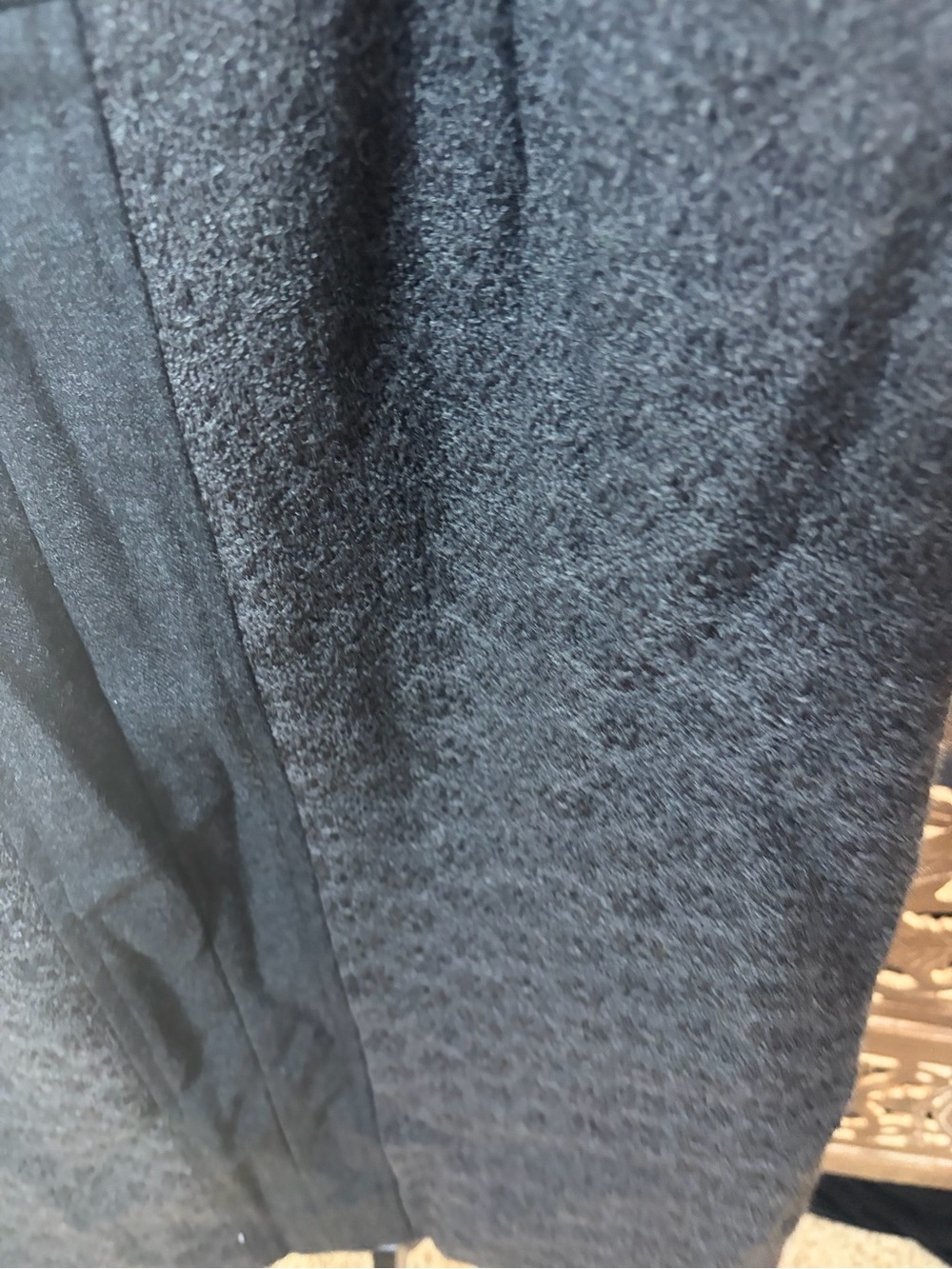 Ann Taylor Charcoal Black Center-Panel Pencil Skirt - Picture 4 of 5